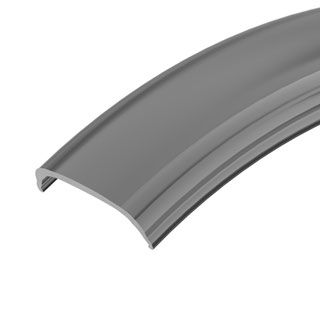 Экран ARH-BENT-W18-2000 BLACK (Пластик)