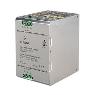 Блок питания ARV-DRP480-PFC-48 (48V, 10A, 480W) (IP20 Металл, 5 лет)