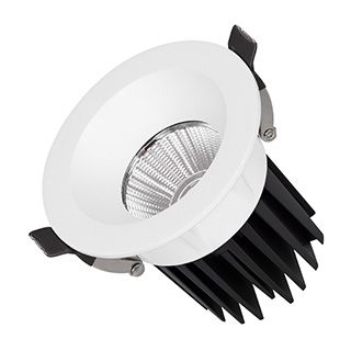 Светильник MS-ATOLL-BUILT-R86-10W Warm3000 (WH, 36 deg, 230V) (IP54 Металл, 5 лет)