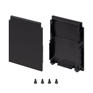Заглушка SL-LINE-4050-3L-HIGH BLACK глухая (Пластик)