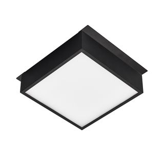 Светильник DL-GRIGLIATO-S140x140-18W Warm3000 (BK, 100 deg, 230) (IP40 Металл, 5 лет)
