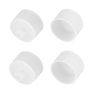 Заглушка WPH-FLEX-D22-360deg WHITE с отверстием (Пластик)