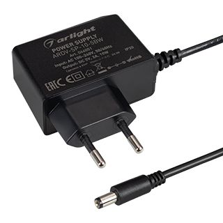 Блок питания ARDV-SP-10-5BW (5V, 2A, 10W) (Адаптер, 5 лет)