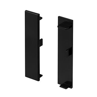Заглушка PLINTUS-H55 BLACK  (Пластик)