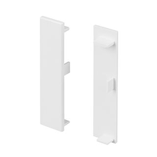 Заглушка PLINTUS-H55 WHITE (Пластик)