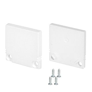 Заглушка SL-SLIM20-H20 WHITE глухая  (Пластик)
