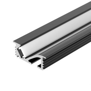 Профиль SL-BEVEL-W21-F-2000 ANOD BLACK (Алюминий)