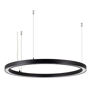Светильник SP-CIRCLE-HANG-O3535-D900-55W Warm3000 (RAL9005, 120 deg, 230V) IP40 LED