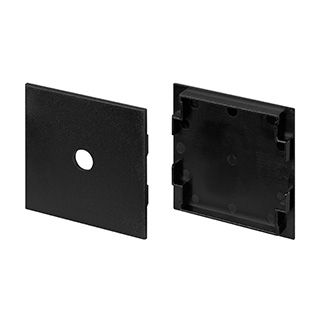 Комплект заглушек LINE-5050-DUAL BLACK  (Пластик)