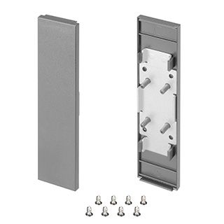 Заглушка SL-LINE-25100-DUAL SILVER глухая (Пластик)