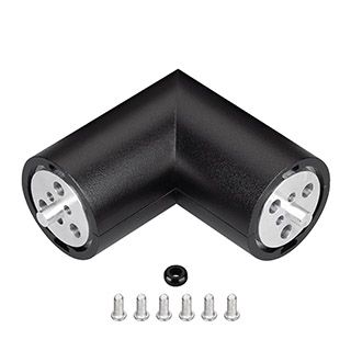Соединитель профиля ROUND-D36-360-90 BLACK (Металл)