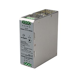 Блок питания ARV-DRP120-48-B (48V, 2.5A, 120W) (IP20 Металл, 5 лет)