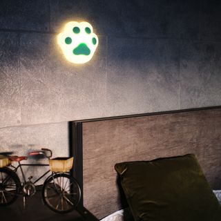 Силиконовый ночник Кошачья лапа бирюзовый NEON-NIGHT