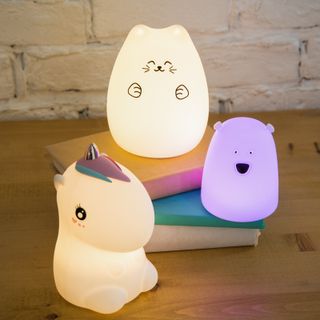 Силиконовый ночник Котик USB с 3 режимами, RGB-свечение NEON-NIGHT
