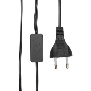 Гирлянда Мультишарики 20м, 200LED, диаметр 15мм, IP44, зеленый провод, свечение мульти (RG/RB), мига