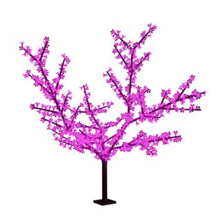 Светодиодное дерево Сакура, 6921LED, высота 3,6м, диаметр кроны 3,0м, фиолетовые светодиоды, IP 65, 