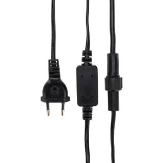 Гирлянда светодиодная Занавес 2х3м 760 LED СИНИЙ черный ПВХ IP54 постоянное свечение 230В соединяетс