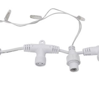 Гирлянда светодиодная Занавес 2х3м 600 LED ТЕПЛЫЙ БЕЛЫЙ прозрачный ПВХ IP65 постоянное свечение 230В