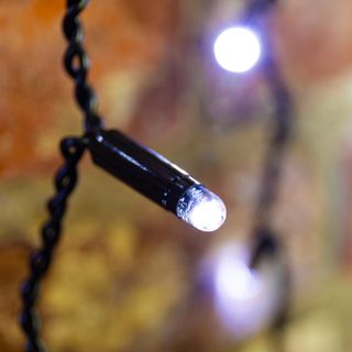 Гирлянда светодиодная Занавес 2х1,5м 300 LED БЕЛЫЙ черный ПВХ IP65 постоянное свечение 230В соединяе