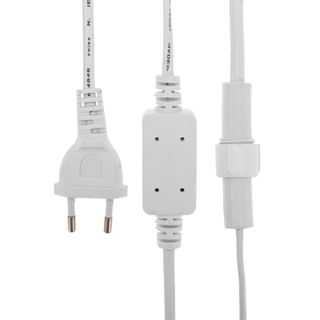 Гирлянда светодиодная Занавес 2х1,5м 360 LED СИНИЙ белый ПВХ IP65 постоянное свечение 230В соединяет