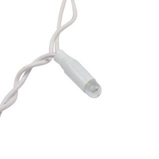 Гирлянда светодиодная Занавес 2х1,5м 300 LED БЕЛЫЙ белый ПВХ IP65 эффект мерцания 230В соединяется N