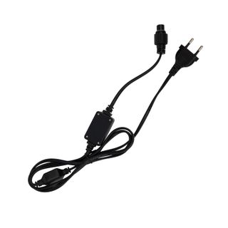 Гирлянда Мультишарики Ø38 мм, 10 м, 40 LED RGB, черный ПВХ, IP65, быстрая смена цвета, 230В соединяю