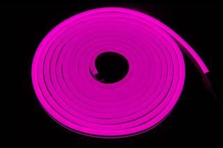 Гибкий неон DL SMD2835, 120led/m, 12V, 8х16мм (блистер 5м) Pink