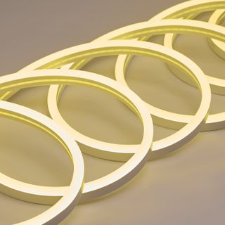 Гибкий неон DLL 2835, 120 Led, IP65, 24V, 8х16 мм Lemon