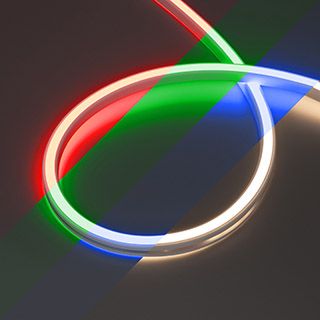 Лента герметичная WAVE-SIDE-DOUBLE-BA168-16x15mm 24V RGBW-Day (15 W/m, IP67, 5m, wire x1) (Arlight, 