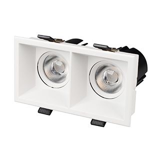 Светильник MS-FLOW-BUILT-S157x85-2x12W Day4000 (WH, 38 deg, DALI2, 230V) (Arlight, IP20 Металл, 5 ле