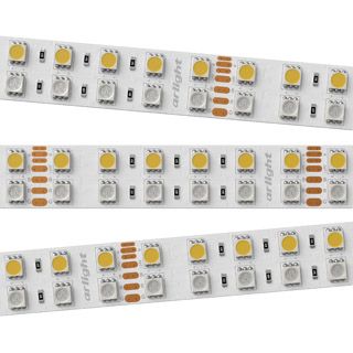 Лента RT 2-5000 24V RGB-Warm 2x2 (5060, 720 LED, LUX) (Arlight, 32 Вт/м, IP20)