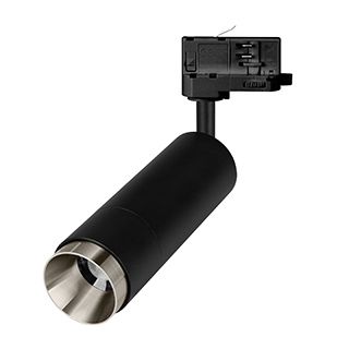 Светильник LGD-GESTIA-TRACK-4TR-R56-15W Warm3000 (Черный-никель, 25-50 deg, 230V) (Arlight, IP20 Мет