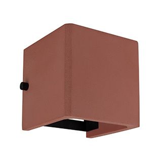 Светильник LGD-PERAN-WALL-S120x120-6W Warm3000 (Beige red, 0-80 deg, 230V) (Arlight, IP65 Бетон, 3 г