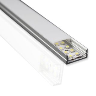 Накладной профиль DL-N 2210 Anod (с рассеивателем) 
