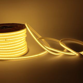 Светодиодная лента IDL-COB 280led, 220V, 15Вт/м,IP68, Warm White