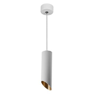 Светильник потолочный DL3065 на подвесе MR16 35W 230V, белый, золото 55x300