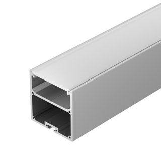 Профиль с экраном SL-LINE-5050-2500 ANOD+OPAL (Алюминий)