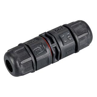 Коннектор прямой NEO-CON-I-2pin-BK (3-7mm, IP67) (IP67 Пластик, 3 года)