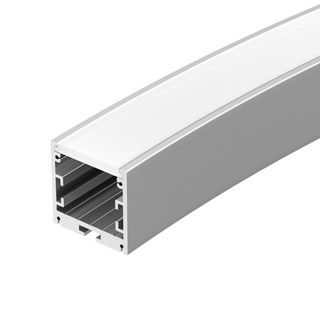 Профиль SL-ARC-3535-D1500-A45 SILVER (590мм, дуга 1 из 8) (Алюминий)