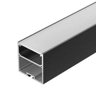 Профиль с экраном SL-LINE-5050-2500 BLACK+OPAL (Алюминий)