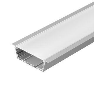 Профиль с экраном ARH-POWER-W120-F-2000 ANOD (Алюминий)