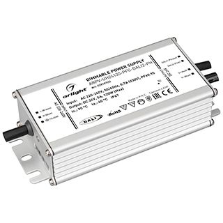Блок питания ARPV-UH24120-PFC-DALI2-PH (24V, 5.0A, 120W) (IP67 Металл, 7 лет)