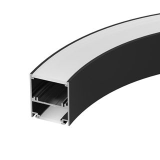 Профиль SL-ARC-5060-D1000-A45 BLACK (дуга 1 из 8) (Алюминий)