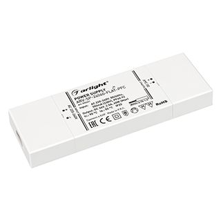 Блок питания ARV-SP-24060-FLAT-PFC (24V, 2.5A, 60W) (IP20 Пластик, 5 лет)