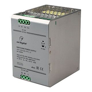 Блок питания ARV-DRP480-PFC-24 (24V, 20A, 480W) (IP20 Металл, 5 лет)