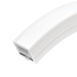 Силиконовый профиль WPH-FLEX-1414-TOP-S11-20m WHITE (Силикон)
