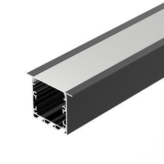 Профиль LINIA49-F-S-2000 BLACK (Алюминий)