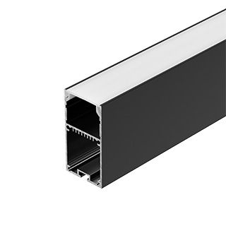 Профиль LINE-S-3667-3000 BLACK  (Алюминий)