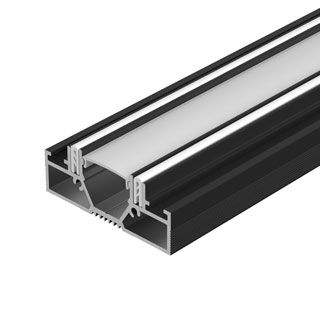 Профиль STRETCH-20-CEIL-D-CENTER-2000 BLACK (Алюминий)