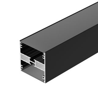 Профиль LINE-5050-DUAL-2000 ANOD BLACK (Алюминий)